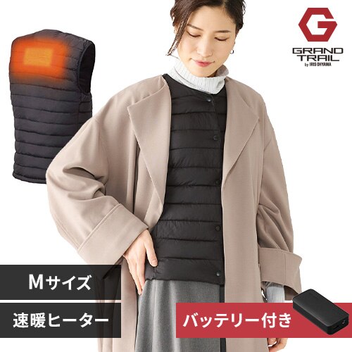 ウィメンズヒートベストセットGT21623-BKM ブラック Mサイズ