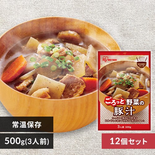 【12個】 豚汁 500g 保存食