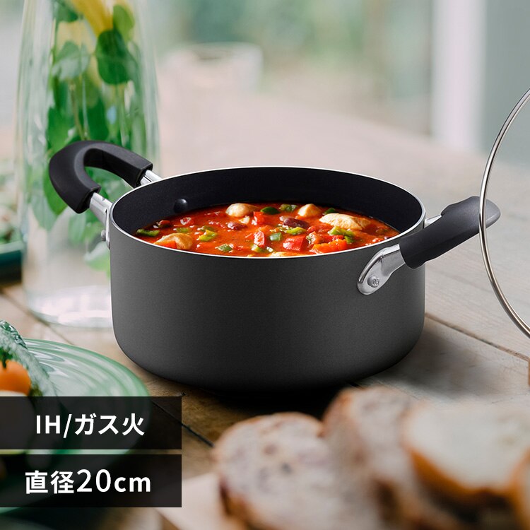 �� ����� 20cm IH/�K�X �_�C�������h�R�[�g DIS-P20 �u���b�N 