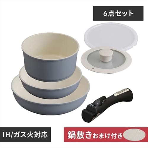 �t���C�p�� 6�_�Z�b�g IH �K�X�� ��~���t�� �Z���~�b�N�J���[�p�� CC-SE6N �O���[