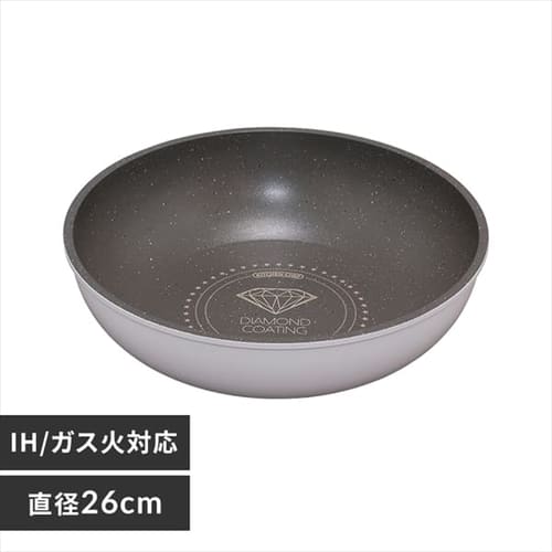 �y�q�Ɂz�y�󂠂�z�yIH�Ή��z�_�C�������h�R�[�g�p�� �u�ߓ� 26cm �z���C�g���}�[�u��  ISN-W26