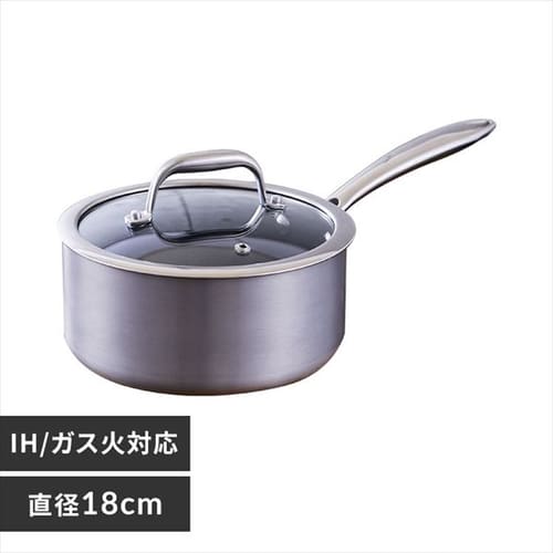 �yIH�Ή��zKITCHEN CHEF �_�C�������h�O���C�X �Ў�Ȃ�18cm DG-P18 �V���o�[ 