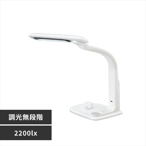 LED�f�X�N���C�g �X�^���h/USB�|�[�g�t LDL-501RN-W �z���C�g