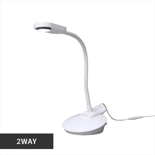 LED�f�X�N���C�g 2WAY LDL-202C-W �z���C�g