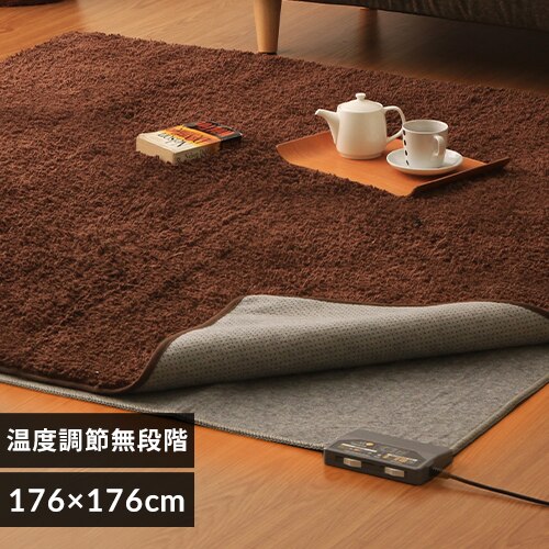 �z�b�g�J�[�y�b�g 2�� 176�~176 ���x���ߖ��i�K HCM-T1818 �ȃG�l�����Z���T�[ �O���[