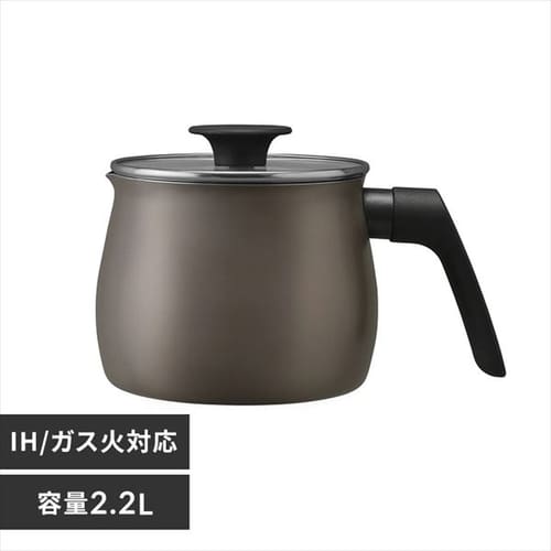鍋 マルチポット 2.2L IH/ガス MCP-14 ブラウン