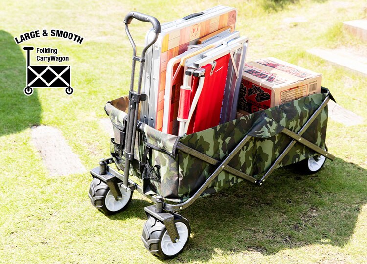 折り畳み式折り畳みキャリーワゴンキャリーカートアウトドアバーベキューキャンプスポーツ夏フェス折りたたみキャリーワゴン
