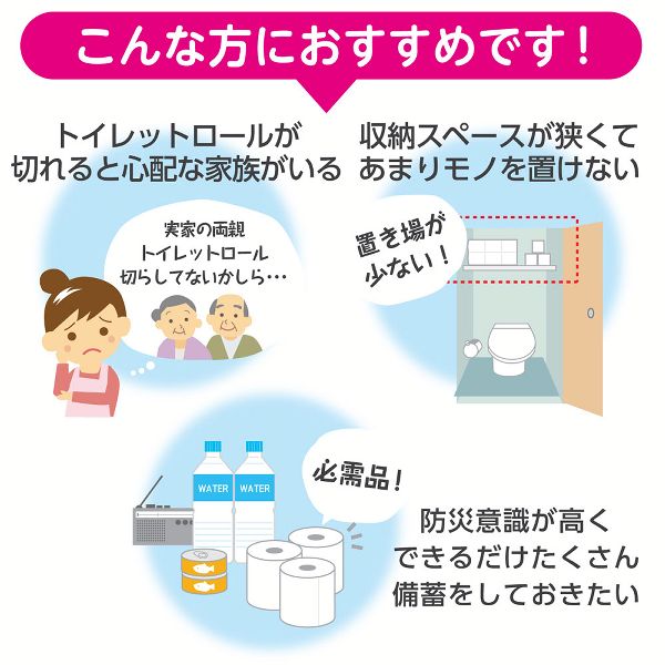スコッティ フラワーパック 3倍長持ち トイレットペーパー 無香料 75m ダブル 4ロール 