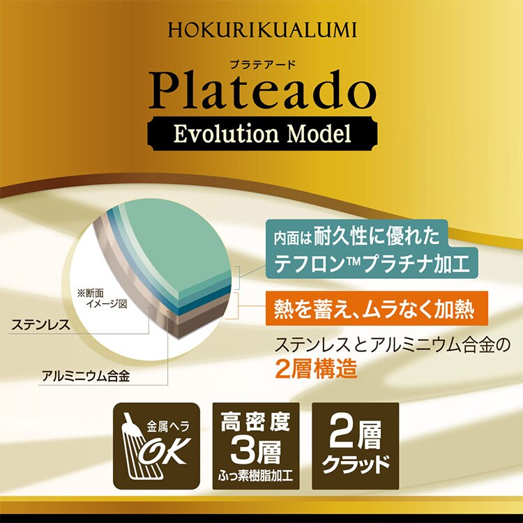 プラテアードEM IHフライパン26cm A-2683