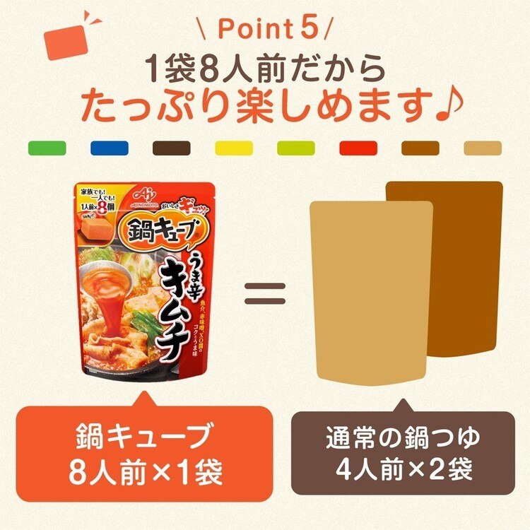 鍋キューブ鍋の素鶏だし一人前簡単アレンジストック調節塩食品【4個】「鍋キューブR」8個入パウチAJINOMOTO 