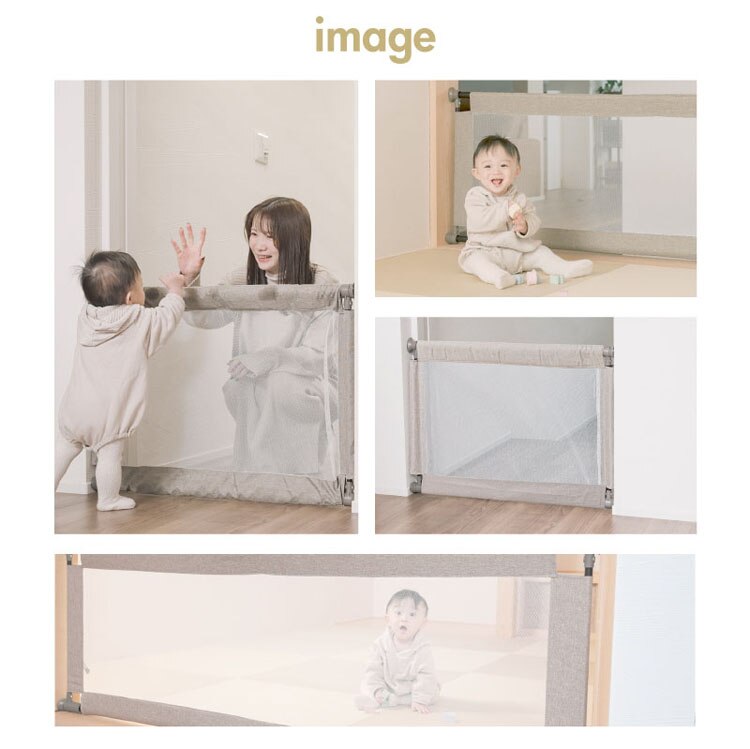 KISSBABY ベビーゲート ベビーフェンス 突っ張り式 ベビーフェンスガード 60-100cm 1270207129