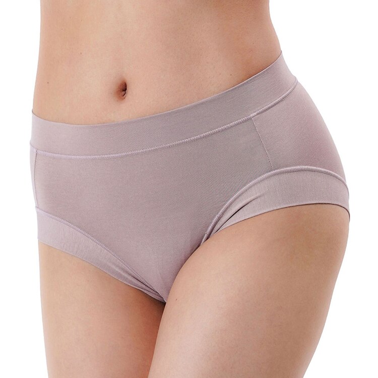 Fukuske 満足 美温活 よもぎ蒸し心地 ショーツ 無地 スタンダードタイプ 吸湿発熱 37-4703G 【プラザセレクト】