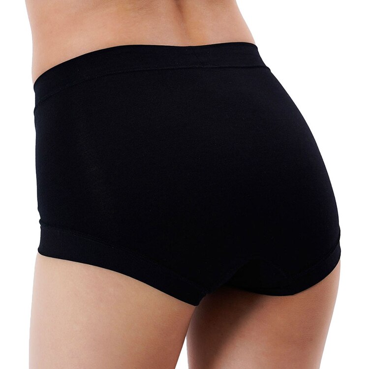 Fukuske 満足 美温活 よもぎ蒸し心地 ショーツ 無地 1分丈 吸湿発熱 37-4704G 【プラザセレクト】