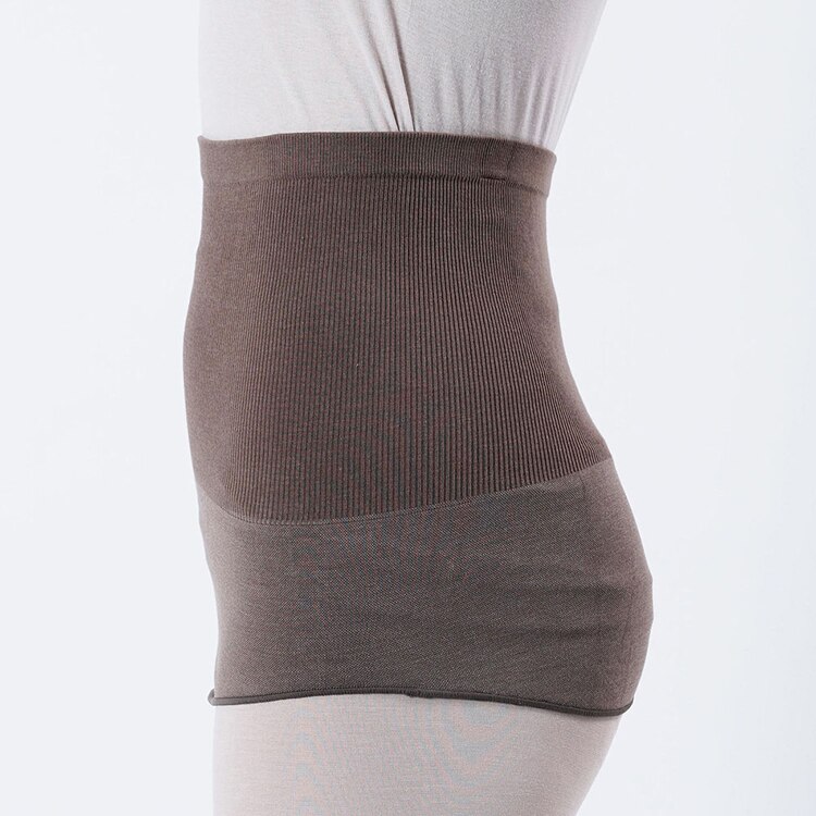 Fukuske 満足 美温活 はらまき心地 腹巻 無地 リブ 吸湿発熱 37-4001G 【プラザセレクト】