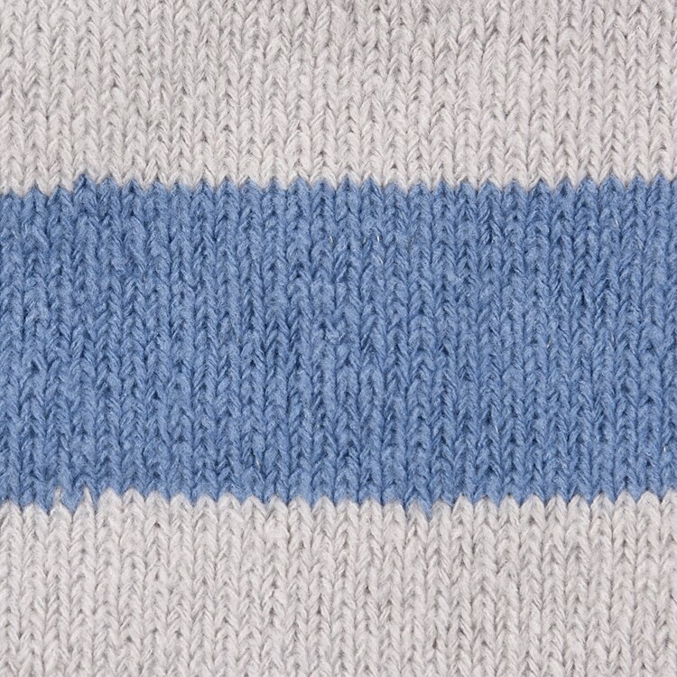 Fukuske スタイリング満足 美温活 おふとん心地 ルームソックス 靴下 ボーダー柄 60cm 防寒対策 22-25cm 4245-88M 【プラザセレクト】