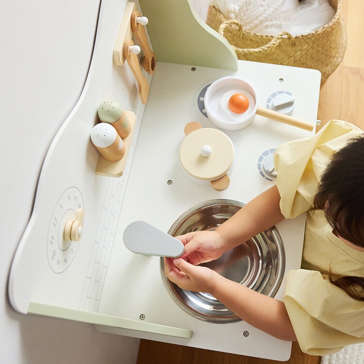 DADWAY おままごとキッチン/フォレストグリーン TYPR44048N 【プラザセレクト】