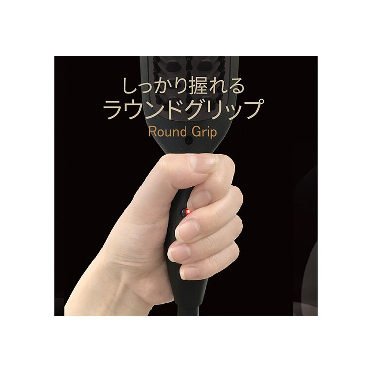 Kashimura 国内・海外兼用 コンパクト ブラシヘアアイロン ブラック TD-23 【プラザセレクト】