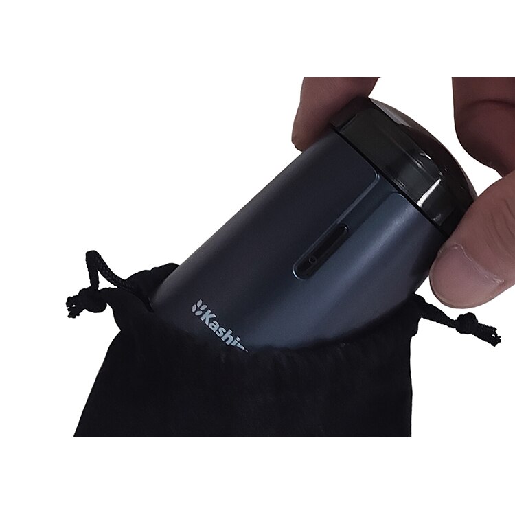 Kashimura 回転式小型シェーバー Type-C 充電式 ブラック TD-37 【プラザセレクト】