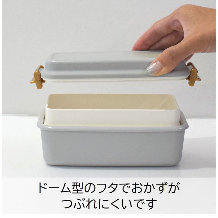 ランチボックス弁当箱一段弁当箱バックルレディース女子2段弁当1段弁当2WAYおしゃれかわいいトレゾワ2WAYタイトランチ2段サブヒロモリ 