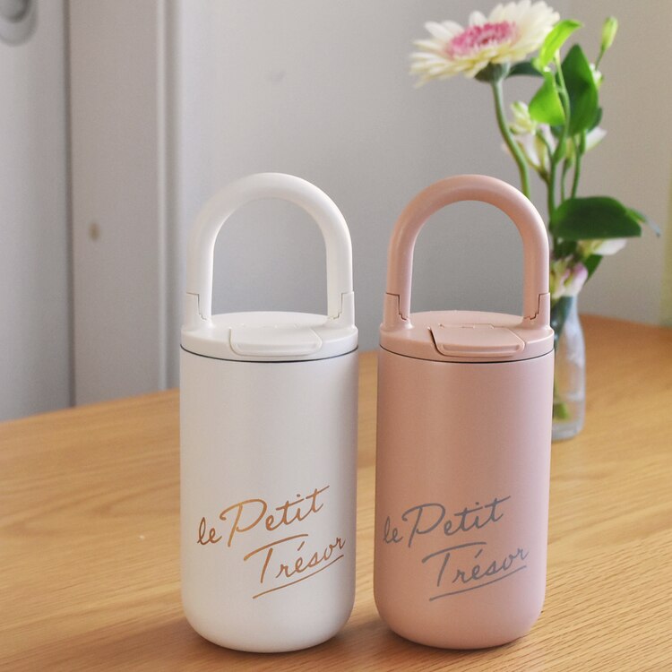 ステンレスタンブラー保温タンブラー保冷タンブラーステンレスマグカップ保温マグ保冷マグデスクマグフタ付きギフト贈り物トレゾワステンレスキャリータンブラーサブヒロモリ 