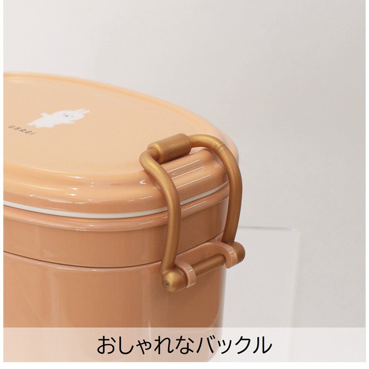 ランチボックス弁当箱２段二段バックルレディース女子おしゃれかわいいムームーフレンズオーバルタイトランチ2段サブヒロモリ 