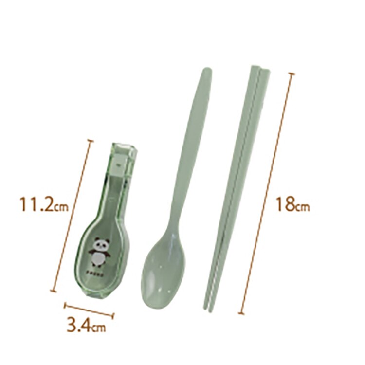 箸スプーンケースコンビセット弁当ランチグッズムームーフレンズ抗菌コンビセット&ハーフケースサブヒロモリ