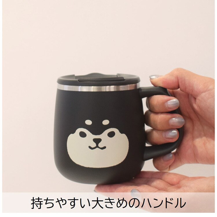 マグカップコーヒーシンプルレディースメンズおしゃれ保温保冷カフェ風マイカップコップ蓋付きフタムームーステンレスサーモマグカップサブヒロモリ 