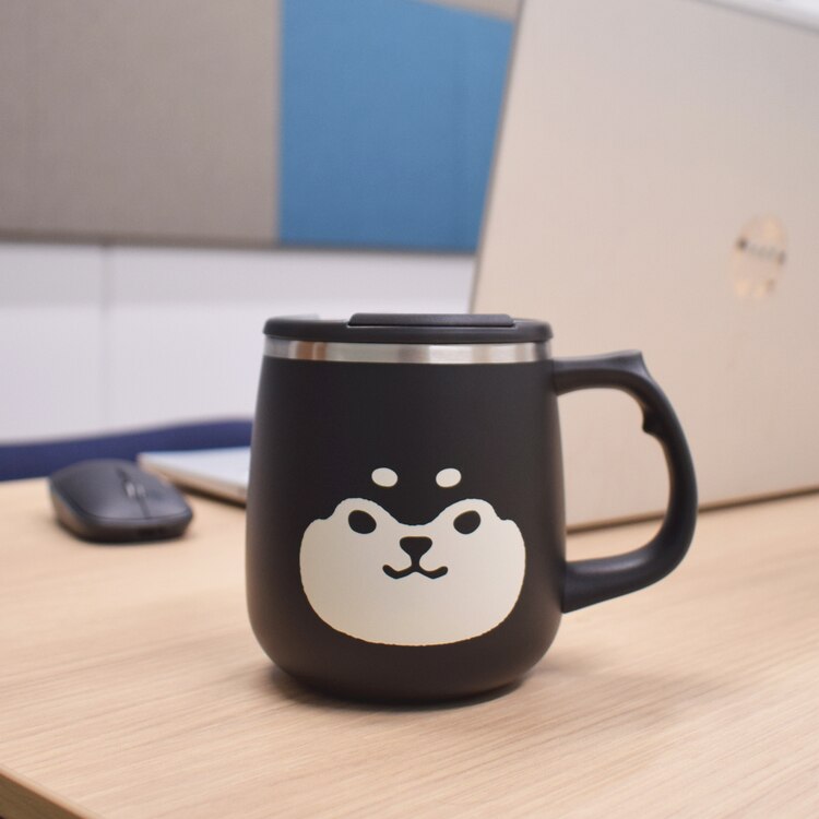 マグカップコーヒーシンプルレディースメンズおしゃれ保温保冷カフェ風マイカップコップ蓋付きフタムームーステンレスサーモマグカップサブヒロモリ 