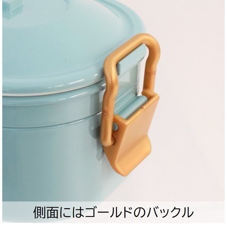 ランチボックス弁当箱一段弁当箱バックルレディース女子2段弁当おしゃれかわいい抗菌清潔安心バクテキラーステイプル抗菌タイトロックランチ2段サブヒロモリ