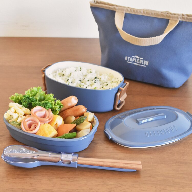 ランチボックス弁当箱一段弁当箱バックルレディース女子2段弁当おしゃれかわいい抗菌清潔安心バクテキラーステイプル抗菌タイトロックランチ2段サブヒロモリ