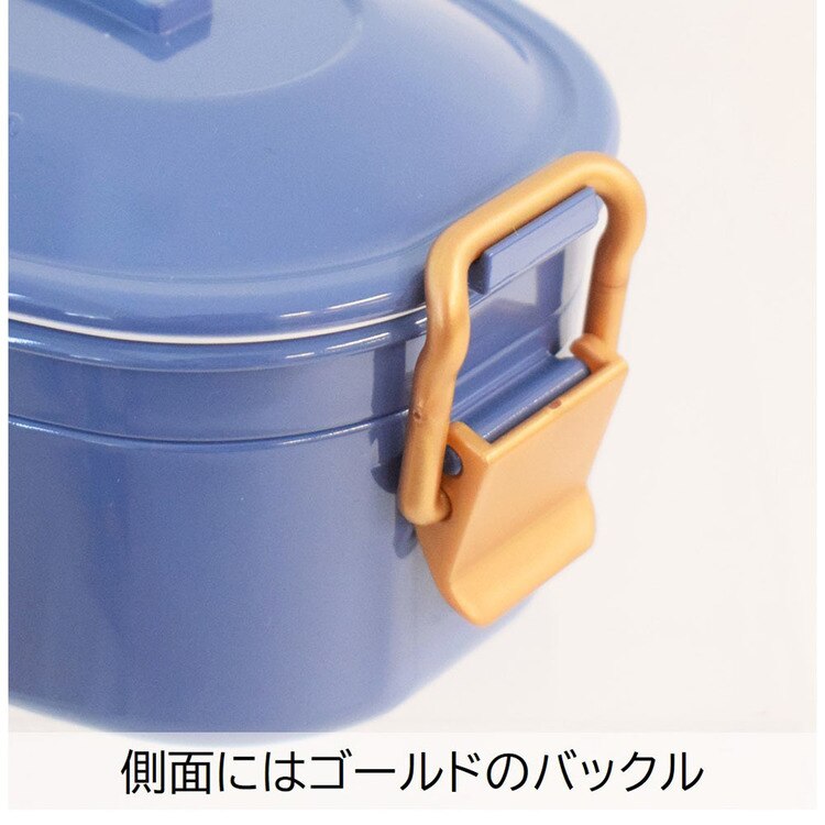 ランチボックス弁当箱一段弁当箱バックルレディース女子2段弁当おしゃれかわいい抗菌清潔安心バクテキラーステイプル抗菌タイトロックランチ2段サブヒロモリ