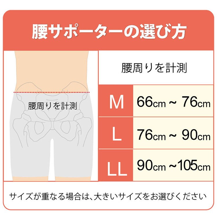 腰サポーター腰サポーターコルセットレディースメンズ男女兼用皮膚感覚スマートベルト腰・骨盤noble