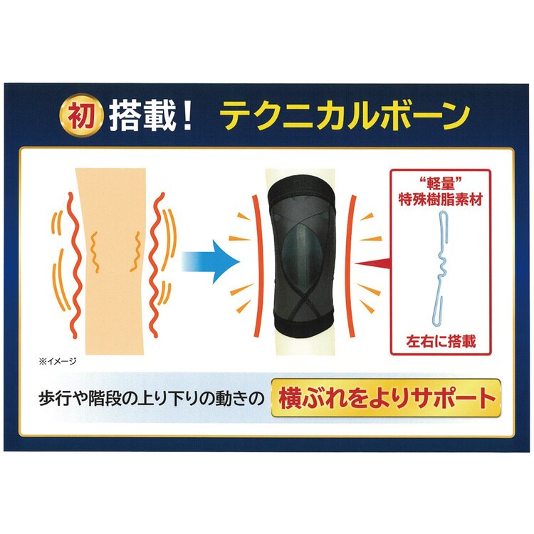 膝サポーターひざサポーター変形性膝関節症レディースメンズ男女兼用皮膚感覚カルヒザ2枚組noble