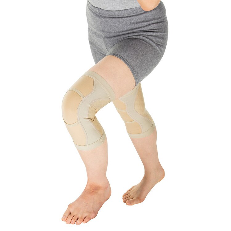 膝サポーターひざサポーター変形性膝関節症レディースメンズ男女兼用皮膚感覚ひざサポーターarukoプラス2枚組noble