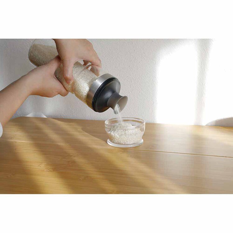 シービージャパン 冷蔵庫に入れられる密閉米びつボトル 1kg 【プラザセレクト】