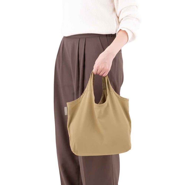 サーモス たたまず丸めるエコバッグ 10L RFL-010 BE 【プラザセレクト】