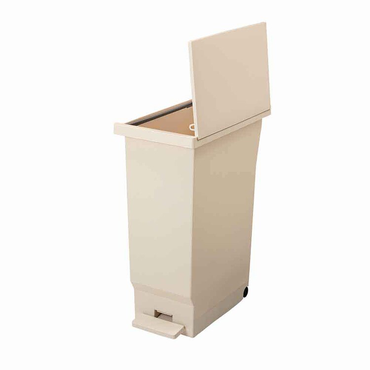 平和工業 フタの開く向きを選べるパッキン付 ペダルペール 45L 【プラザセレクト】