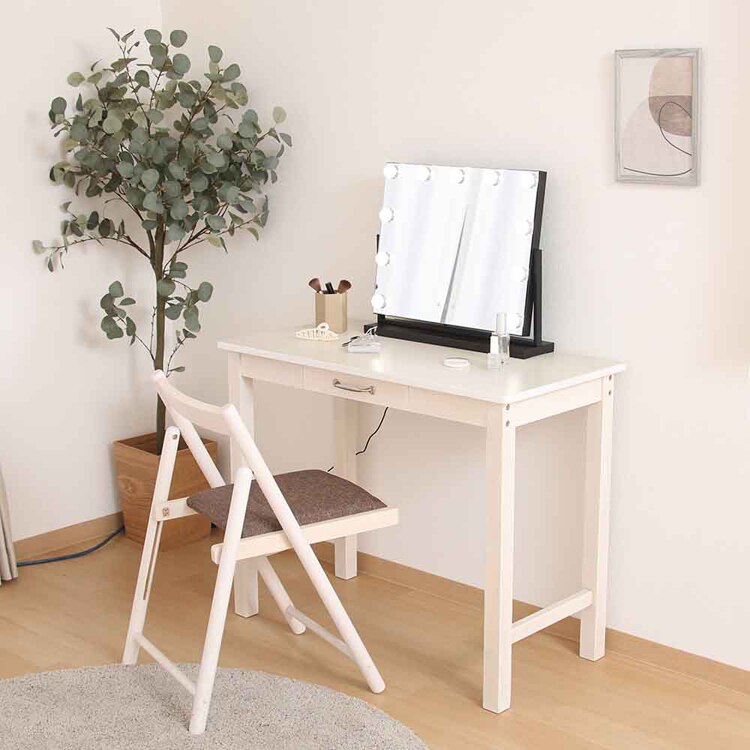 プレミアムLEDミラー yumeka ブラック 67781 【プラザセレクト】