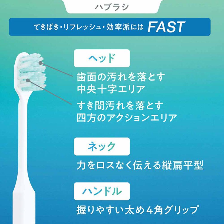 LION OCH-TUNE(オクチューン)ハブラシ FAST 【プラザセレクト】