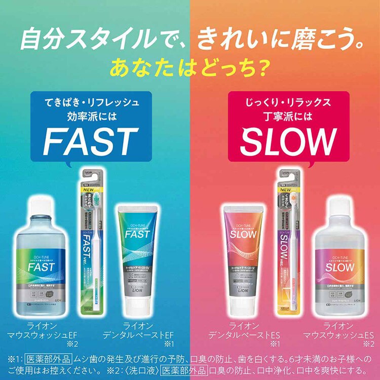 LION OCH-TUNE(オクチューン)ハブラシ FAST 【プラザセレクト】