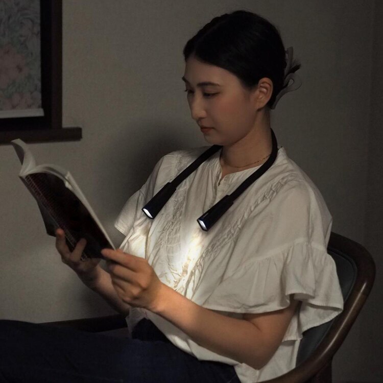 ドリテック ネックライト 首かけライト ブラック FL-147BK 【プラザセレクト】