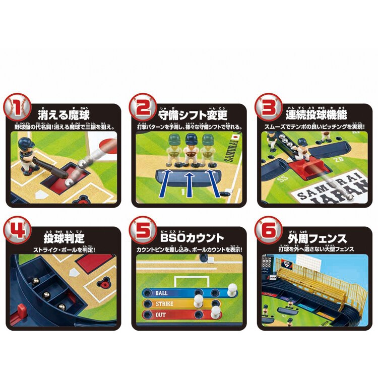 エポック社 野球盤3Dエーススタンダード 侍ジャパン野球日本代表ver. 【プラザセレクト】