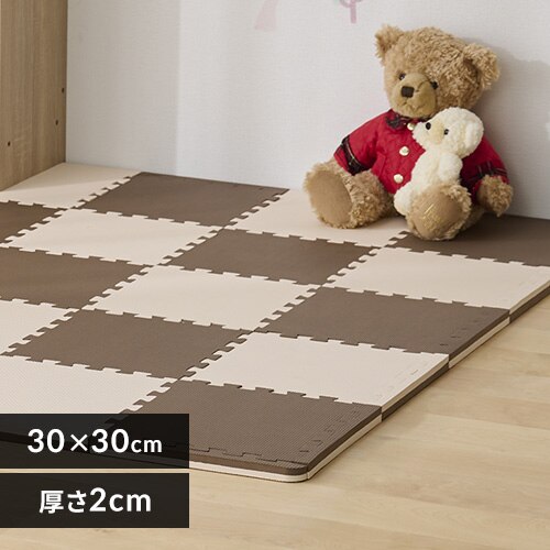 �W���C���g�}�b�g �t���A�}�b�g ���o�[�V�u�� 18�� 30cm�~30cm ����2cm ���J�u���E���~�x�[�W�� JMRV-39