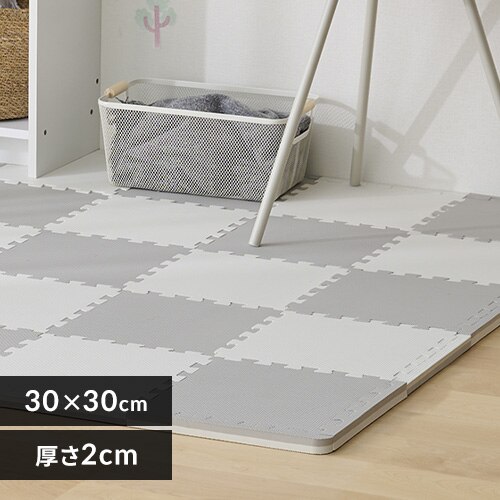 �W���C���g�}�b�g �t���A�}�b�g ���o�[�V�u�� 18�� 30cm�~30cm ����2cm �O���[�~�z���C�g JMRV-39