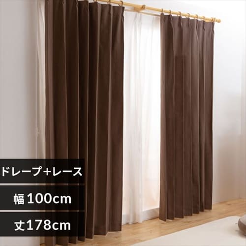 ���S�Ռ��J�[�e�� 4P IP ��100cm�~��178cm 4���g�� �G�t�F�N�^�[/���J 