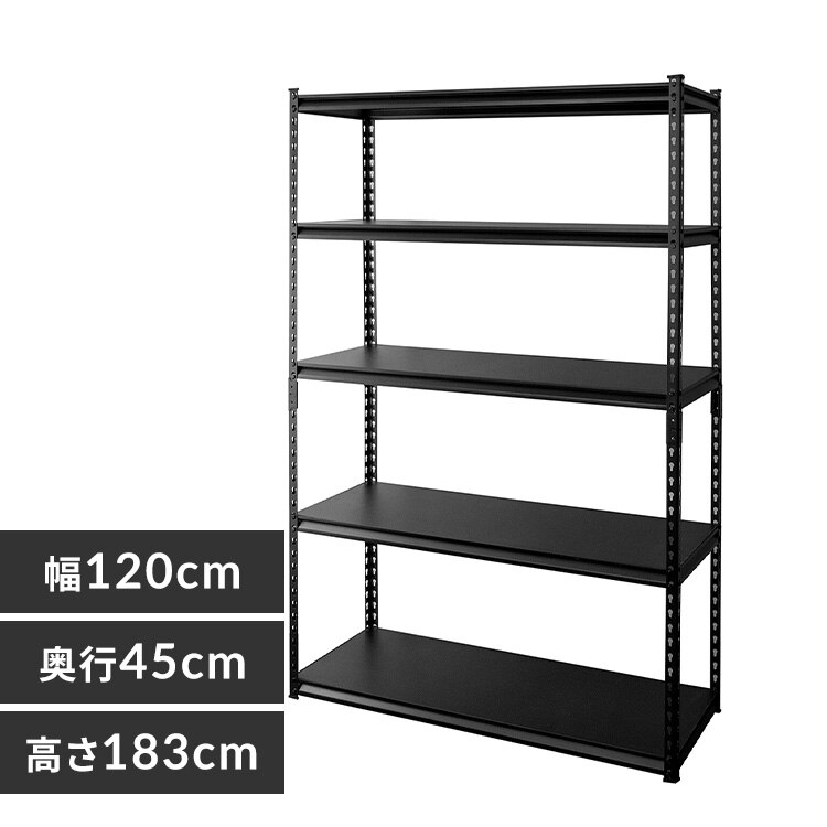 ���b�N �I ���[�I 5�i �X�`�[�����b�N ��120cm STR-1200 �u���b�N 