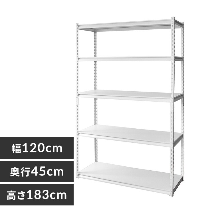 ���b�N �I ���[�I 5�i �X�`�[�����b�N ��120cm STR-1200 �z���C�g 