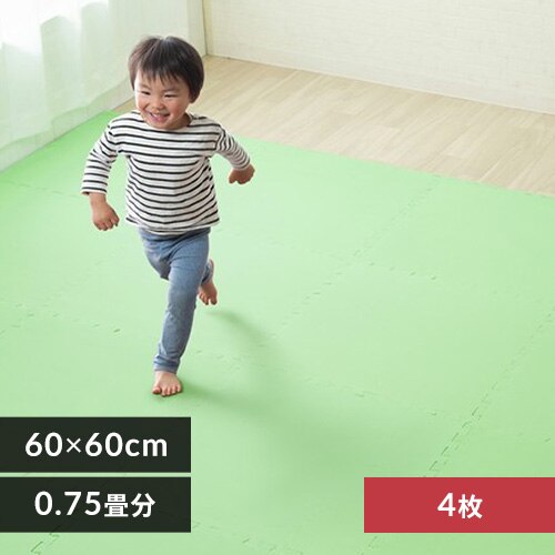 PE�W���C���g�}�b�g(60�~60�~2) 4���Z�b�g PEJTM-602 �O���[��