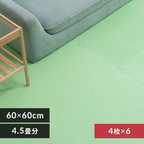 PE�W���C���g�}�b�g(60�~60�~1) 6�Z�b�g(24��) PEJTM-601 �O���[��