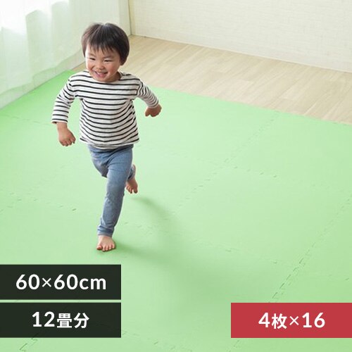 PE�W���C���g�}�b�g(60�~60�~2) 16�Z�b�g(64��) PEJTM-602 �O���[��